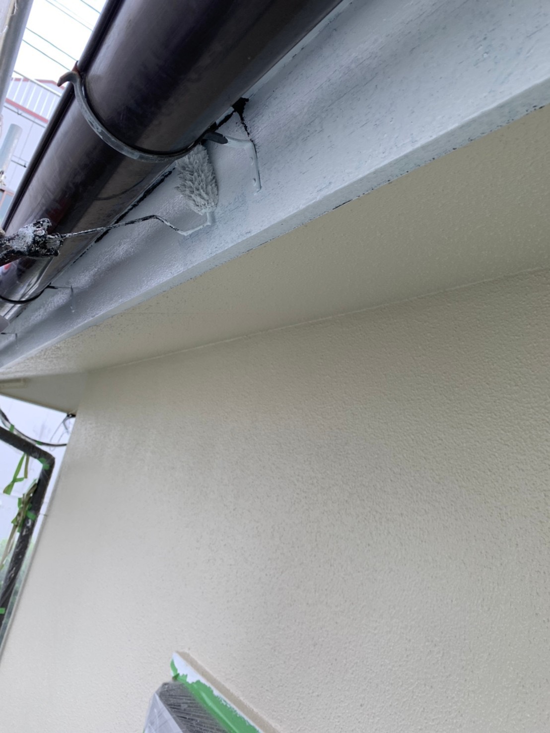 木部下塗り2回目@高槻市安岡寺町