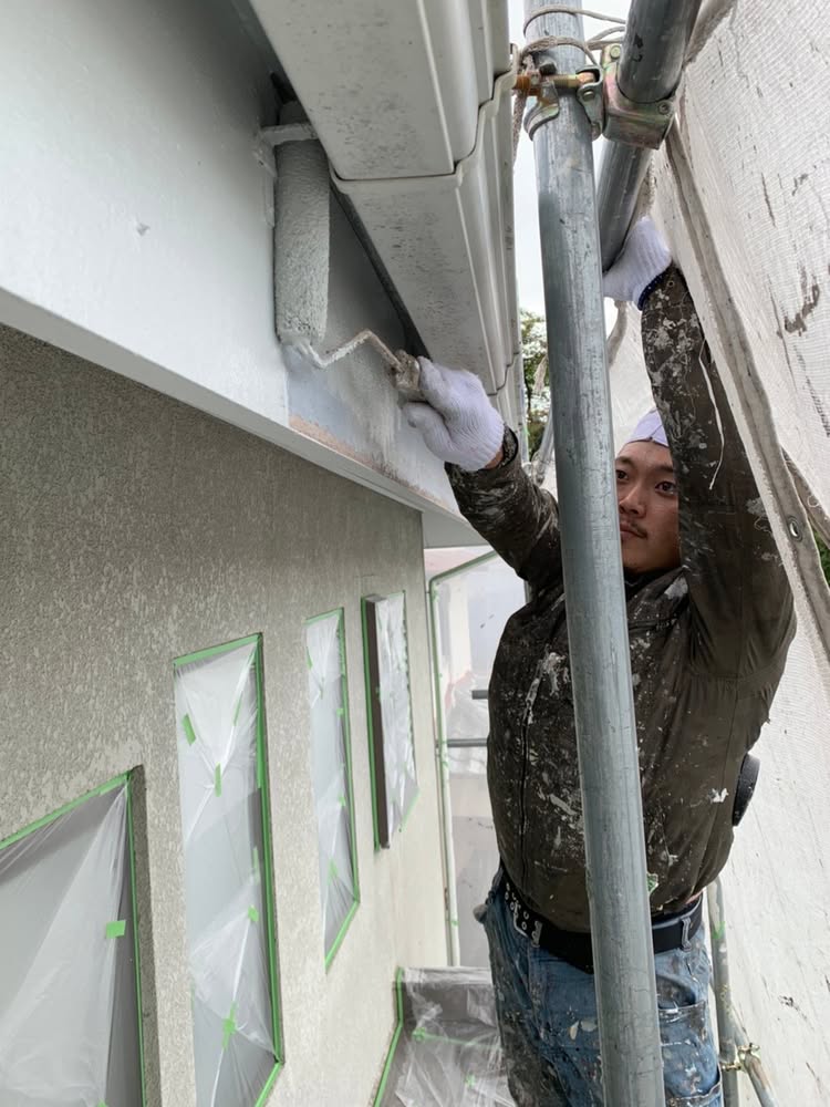 茨木・高槻の外壁塗装YJリフォーム付帯部塗装@茨木市南春日丘