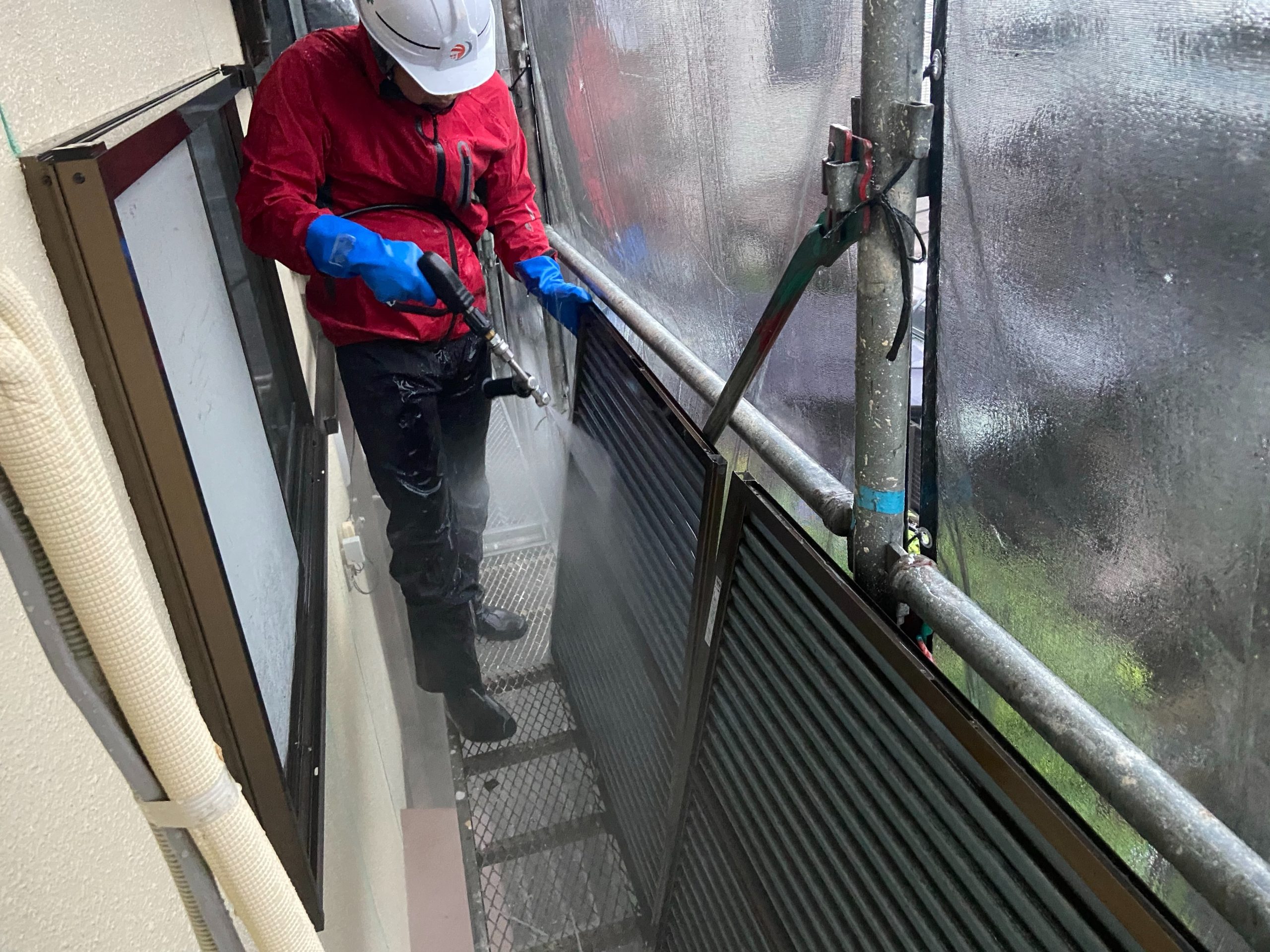 茨木・高槻の外壁塗装YJリフォーム高圧洗浄@茨木市上泉町