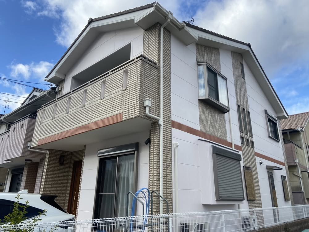 茨木・高槻の外壁塗装・防水工事YJリフォームビフォーアフター