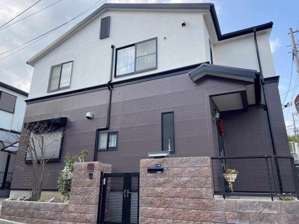 茨木・高槻の外壁塗装・防水工事YJリフォームビフォーアフター